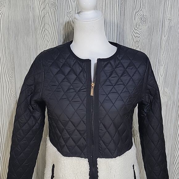 Calvin Klein Performance Colorblock Quilted Full Zip Jacket Womens XS NEW - Picture 2 of 13